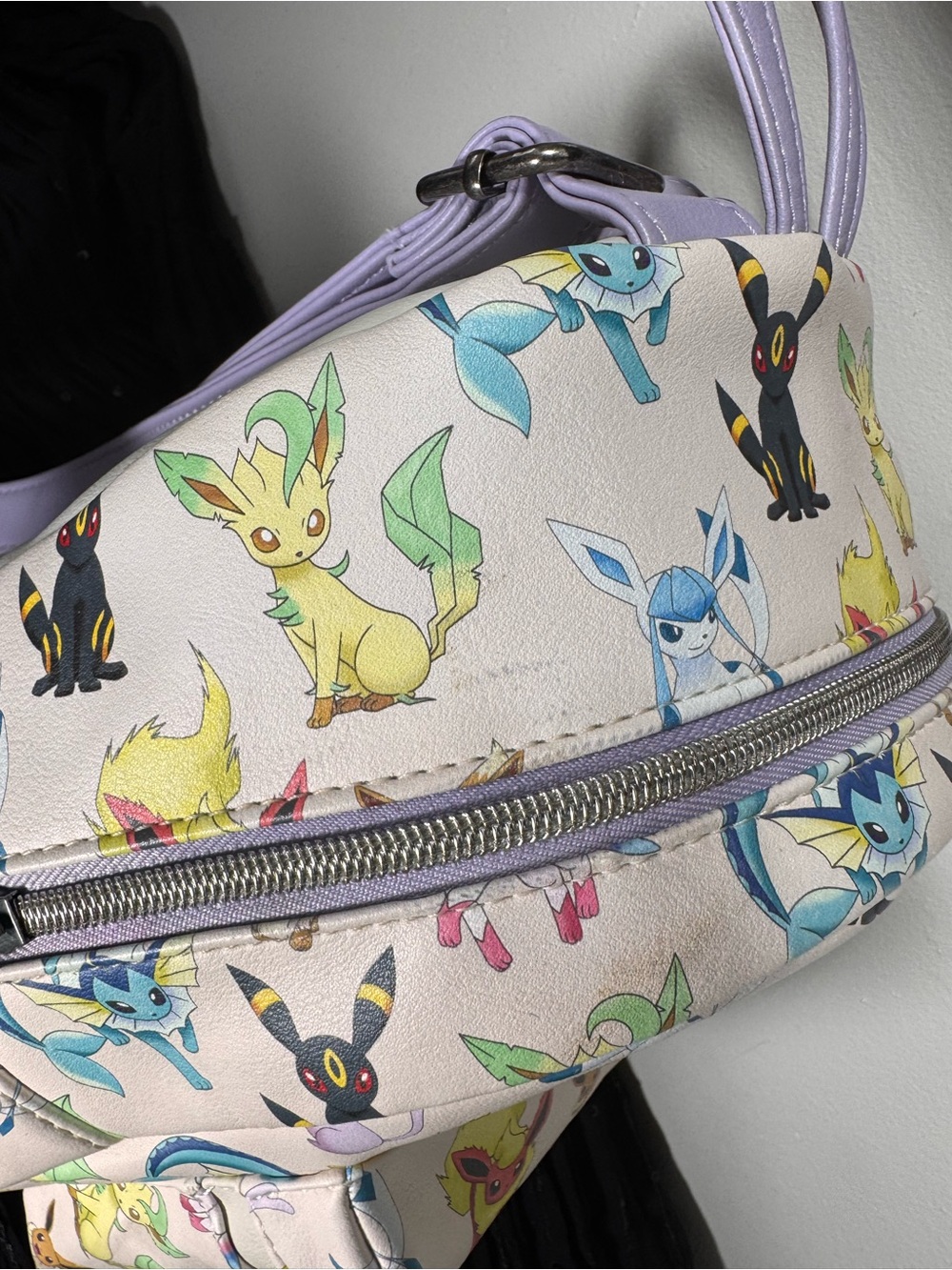 LOUNGEFLY POKEMON eevee evolutions EEVEELUTIONS water color MINI BACKPACK - Picture 7 of 16